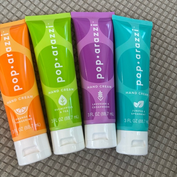 Pop-arazzi Moisturizing Hand Cream all 4 new and sealed 3 oz each - Picture 1 of 4